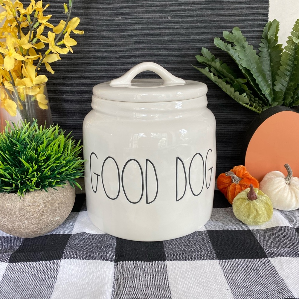 Rae Dunn Medium Good Dog Canister